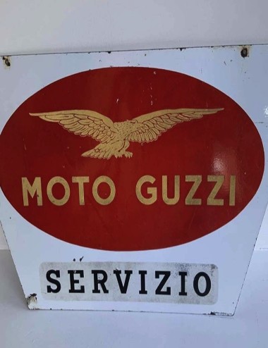 Moto Guzzi double-sided table