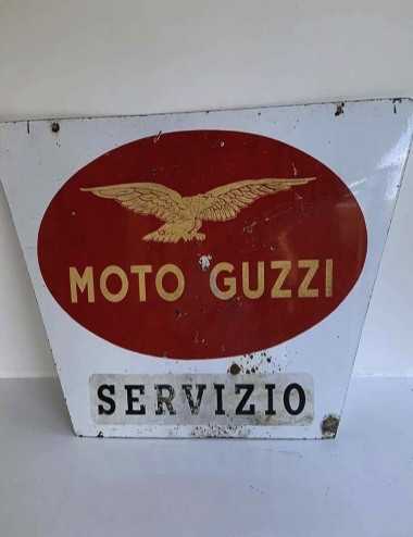 Moto Guzzi double-sided table