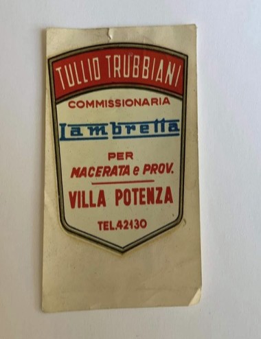 Decal concessionario Tullio...