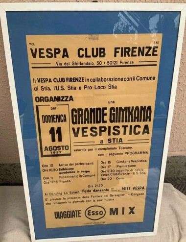 Quadro Vespa Club Firenze....