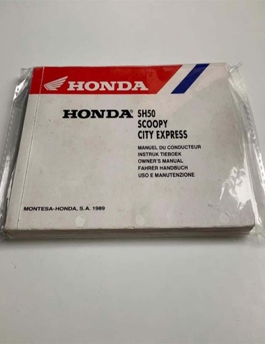 Owner's Manual Honda SH50...