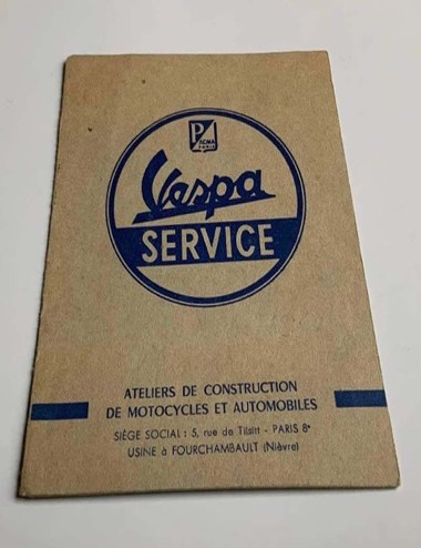 Depliant Vespa Service